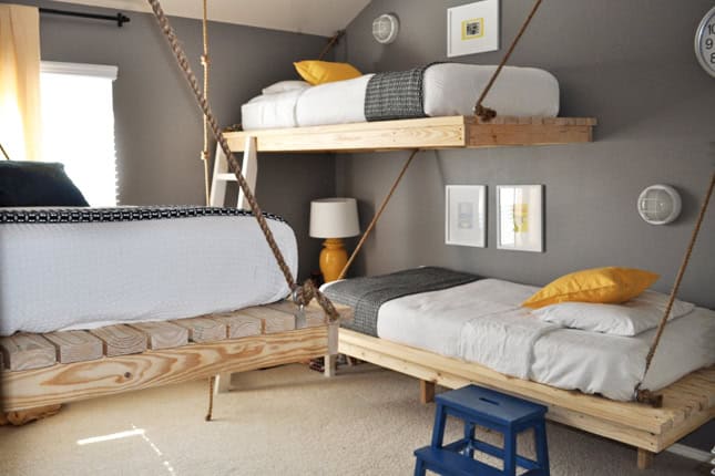 Hanging Rope Beds RopeDIYS-40-HangingRopeBeds