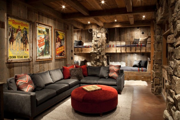 Rustic retreat with an industrial edge in Big Sky (13)
