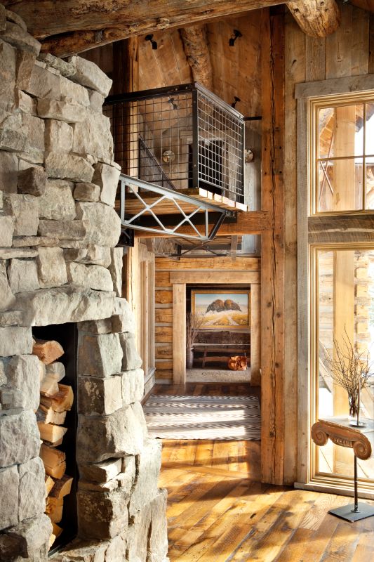Rustic retreat with an industrial edge in Big Sky