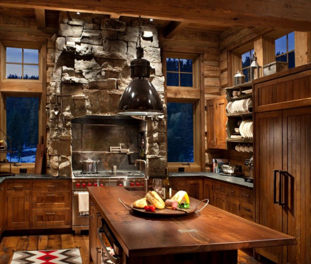 Rustic retreat with an industrial edge in Big Sky (5)