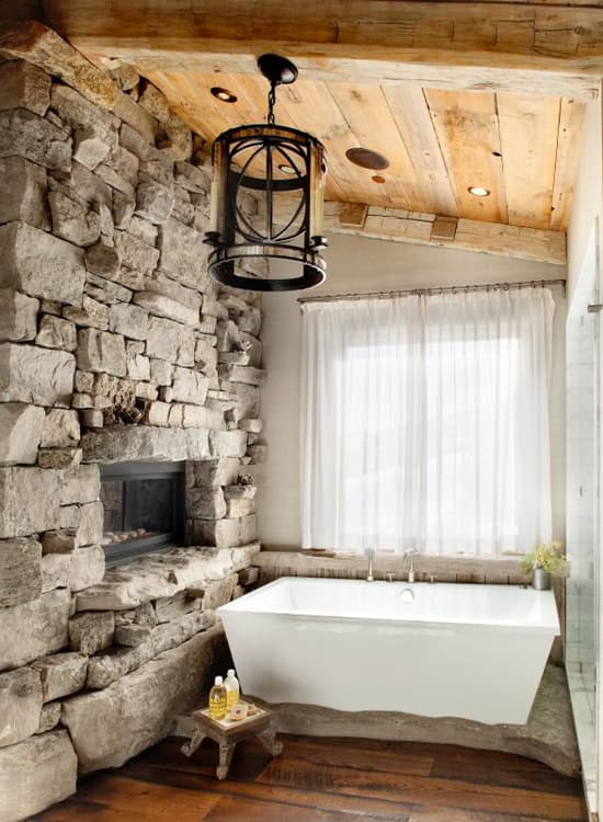 Rustic retreat with an industrial edge in Big Sky (8)