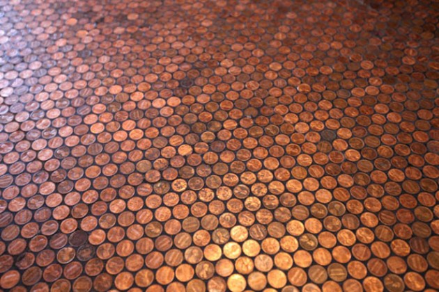 Creative Furniture made out of Recycled Coins