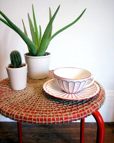 Woven Jute Stool stool_detail