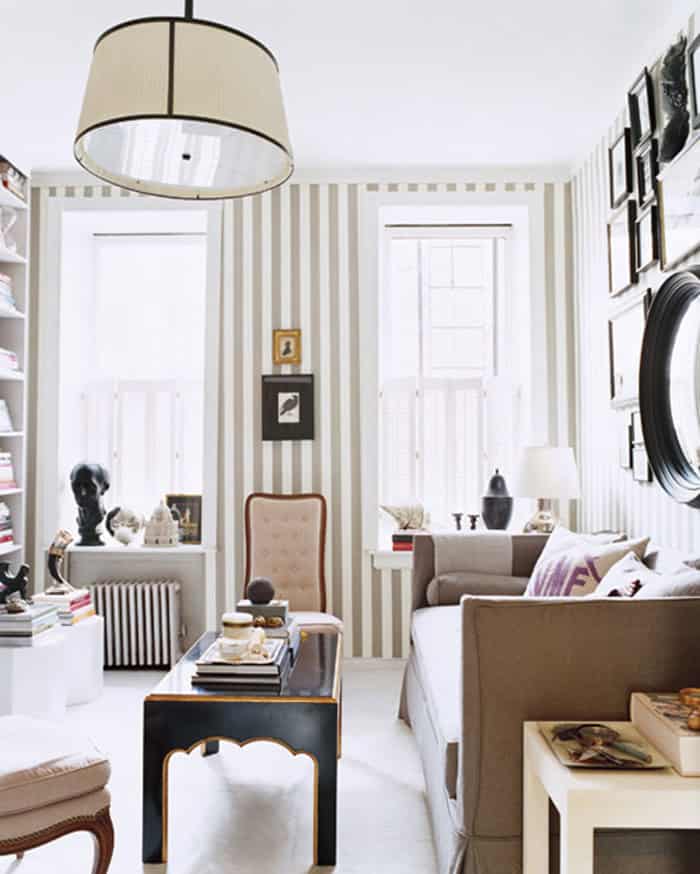 20 Elegant and Classy Striped Walls 18