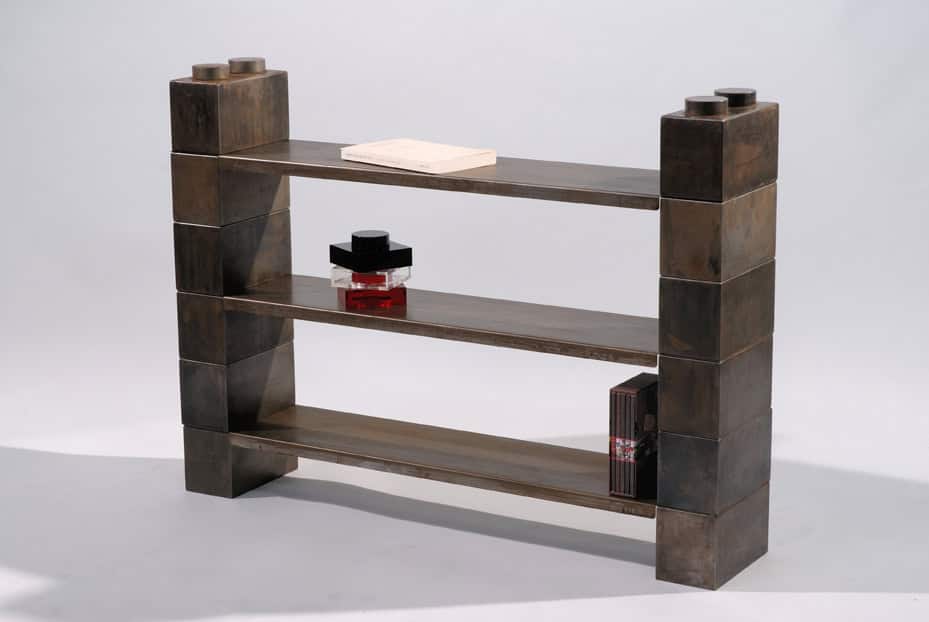 20 Cool Furniture Designs Made Out of Legos Studio mobilier; tagre mtallique