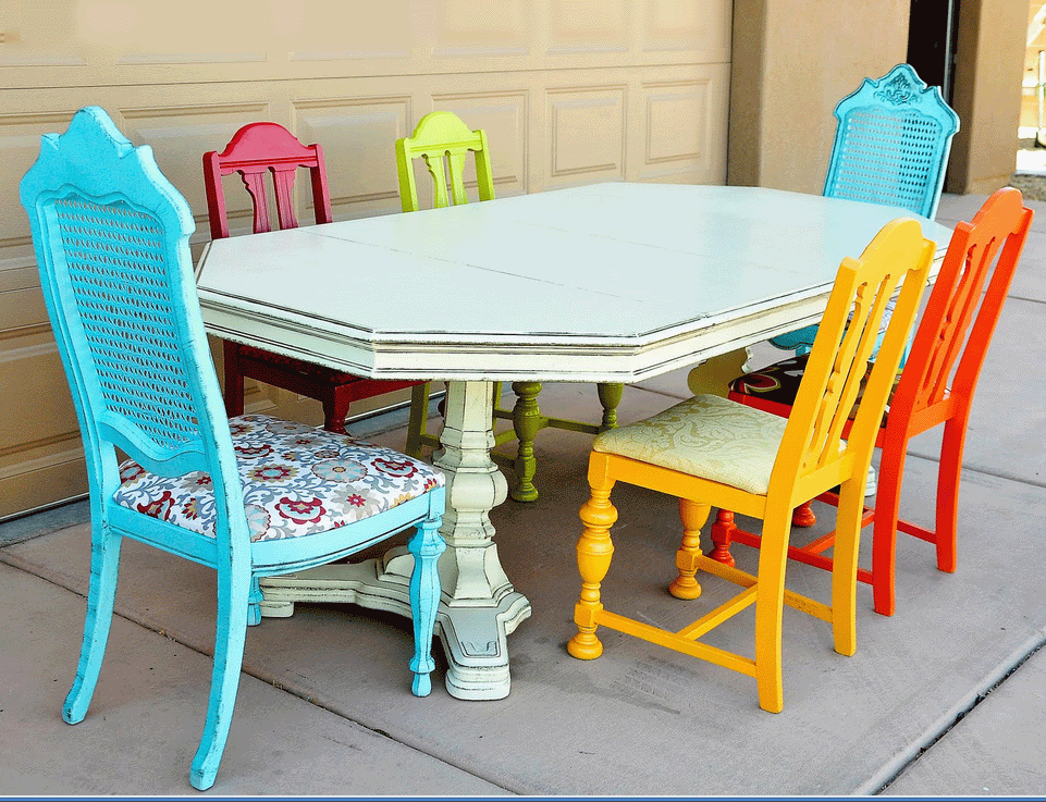 25 Brightly Painted Furniture Ideas 24