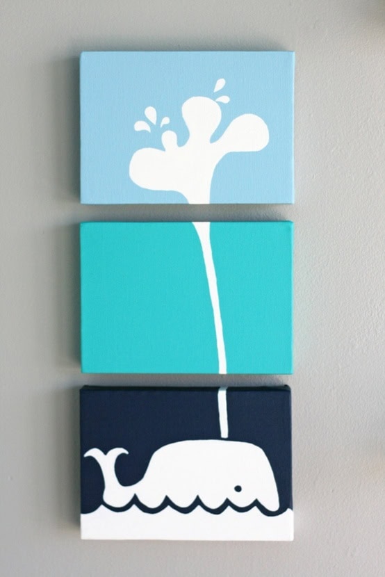 5Good tutorial for easy children's stenciled wall decor.