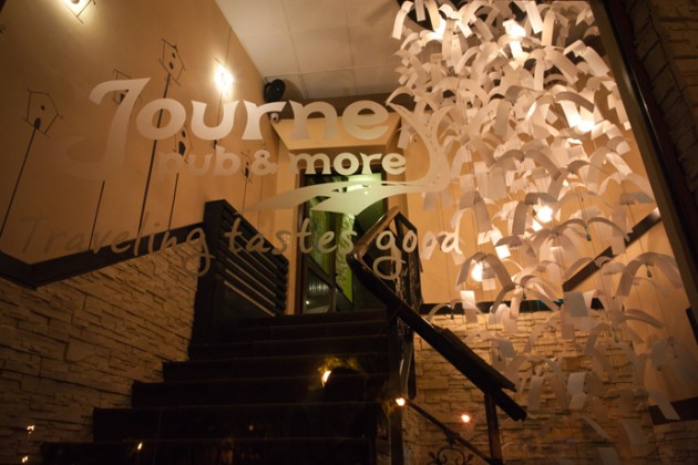Entirely Handmade Bar Restaurant: Journey Pub in Bucharest