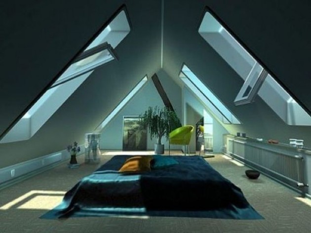 20 Stunning Attic Room Design Ideas