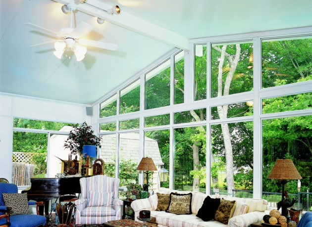 38 Modern Sunrooms with Simple Elegance and Modern Style