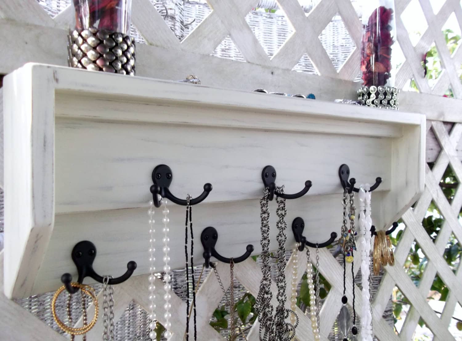 2. You can use some simple hangers etsy_com