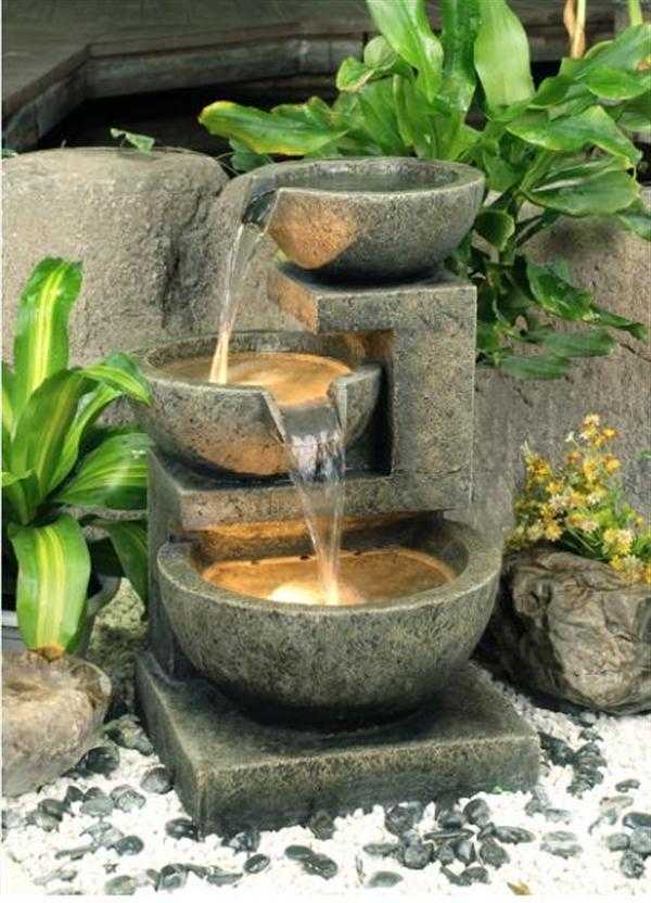 20 Wonderful Garden Fountains, Landscape Fountain Design Ideas