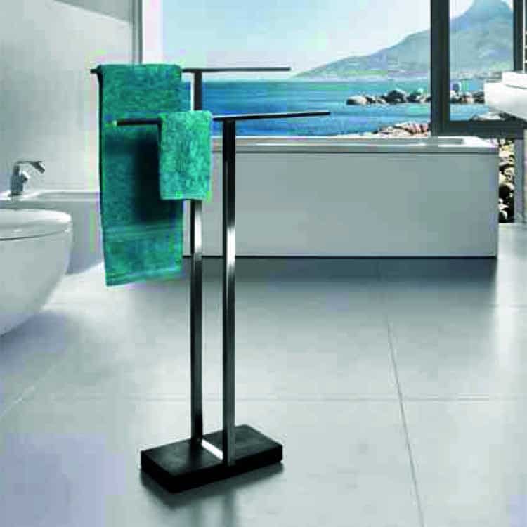 Top 31 Outstanding Towel Hangers for Bathroom lekkerhome._com_Bed-Bath_Hardware_Towel-Stand-Menoto-Brushed._html