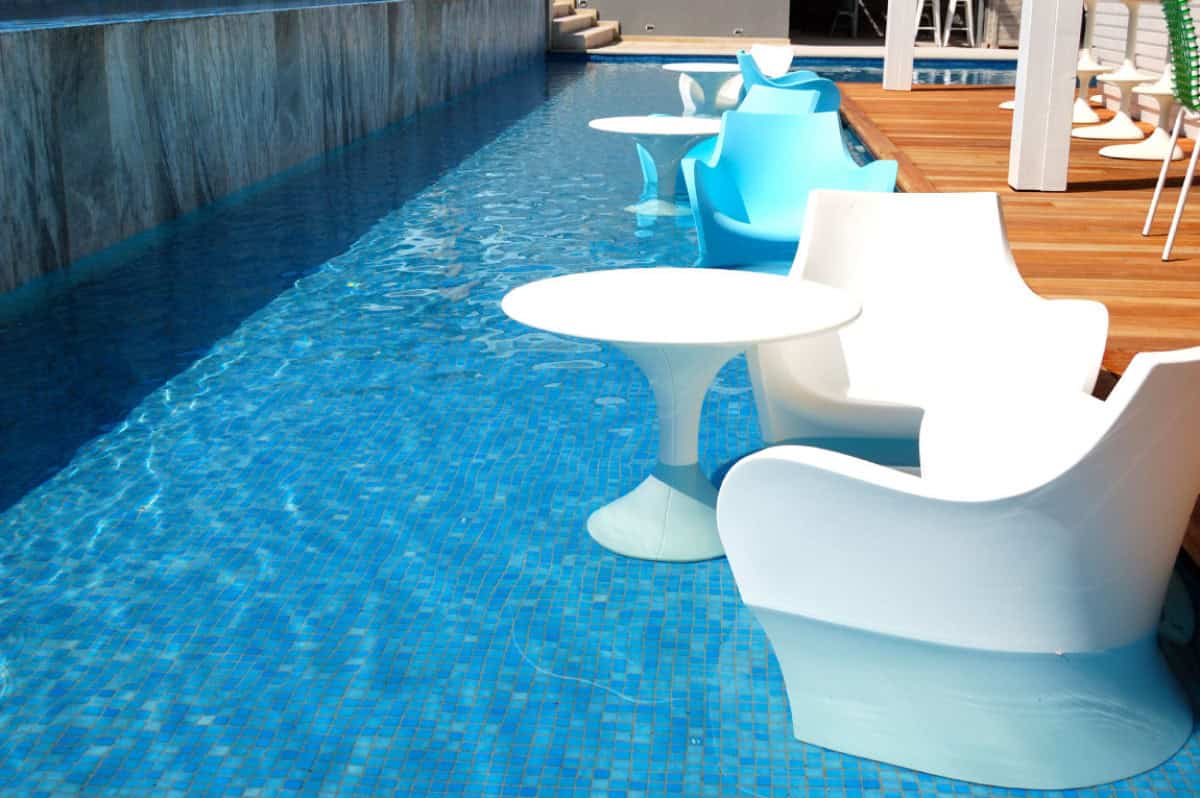 22 Breathtaking Pool-Side Bar Ideas Swimming pool near bar at the modern luxury hotel, Pieria, Greec