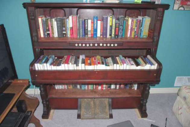 26 DIY Inventive Ideas how to Repurpose Old Pianos