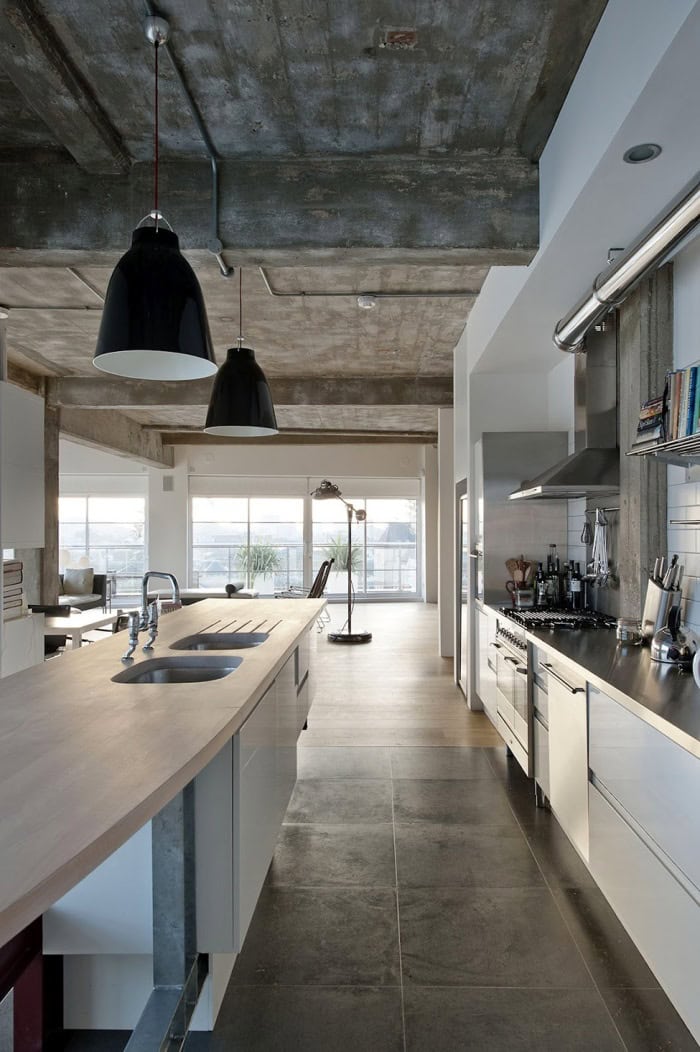 30 Cool Industrial Design Kitchens 1