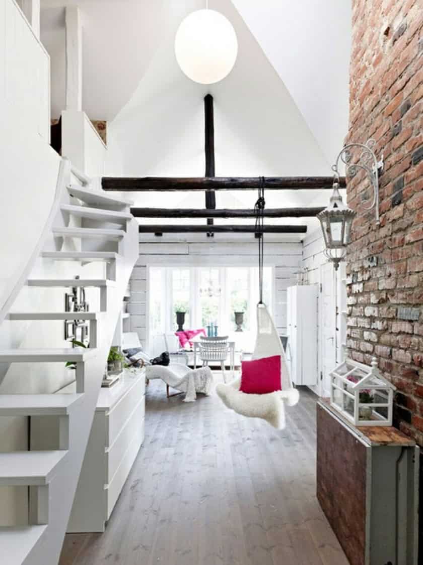 30 Amazing Apartments with Brick Walls 1