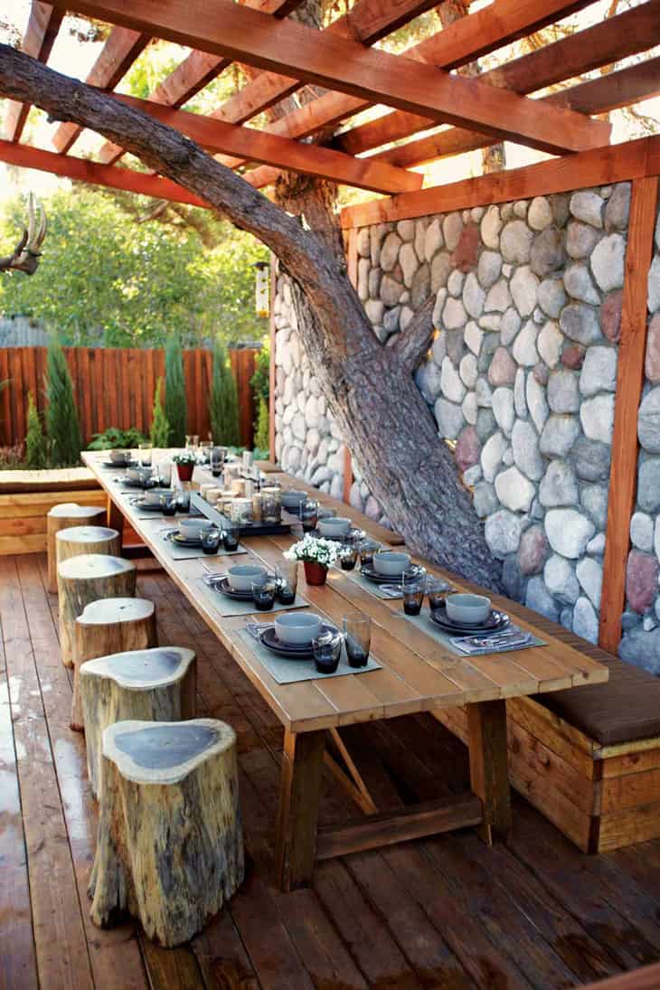 30 Delightful Outdoor Dining Area Design Ideas
