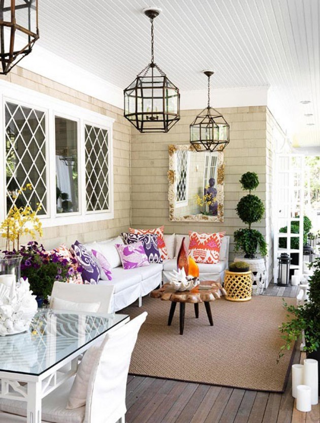 30 Garden Designs with Gorgeous Pillows