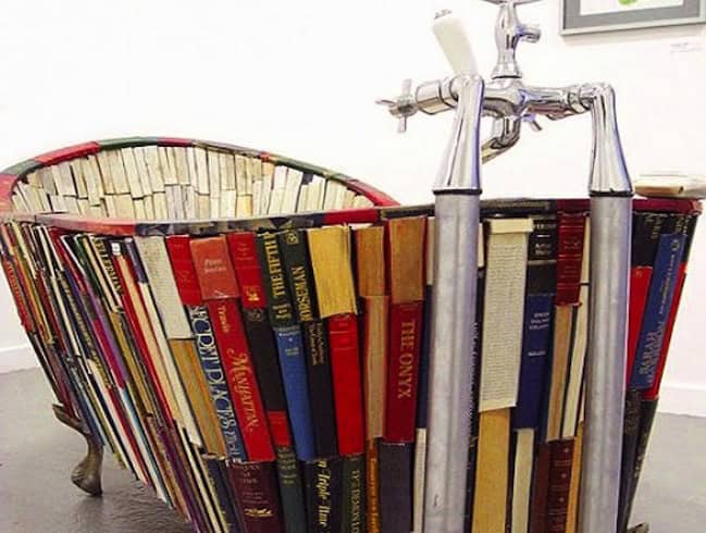 20 Repurposed DIY Vintage Books Ideas 5