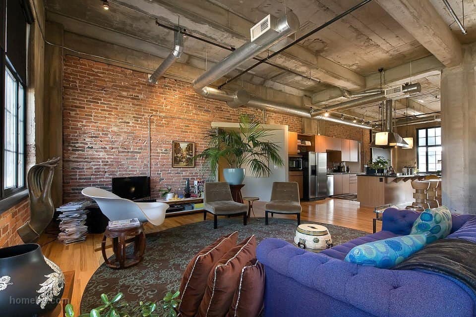 30 Amazing Apartments with Brick Walls 6