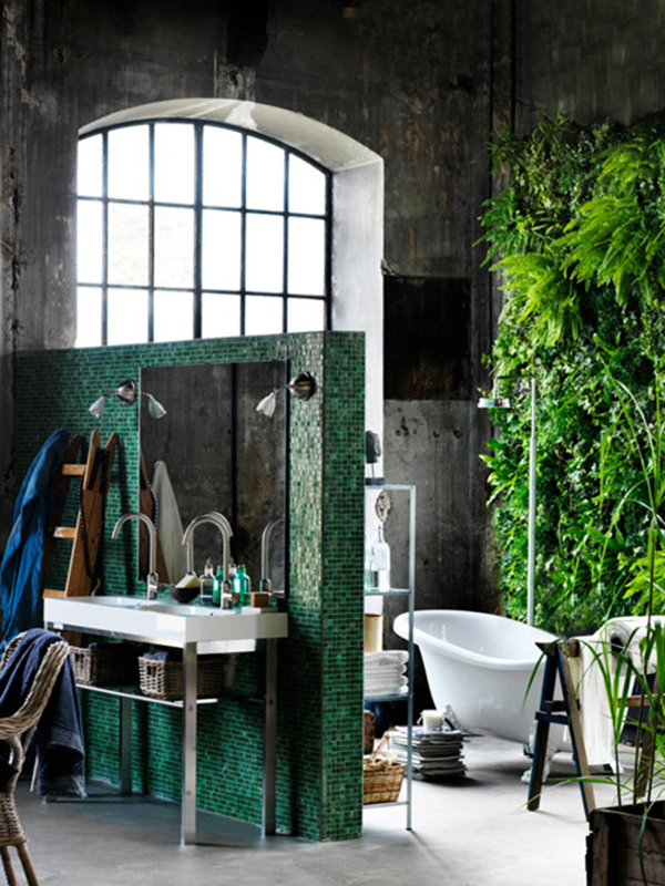 30 Inspiring Industrial Bathroom Ideas
