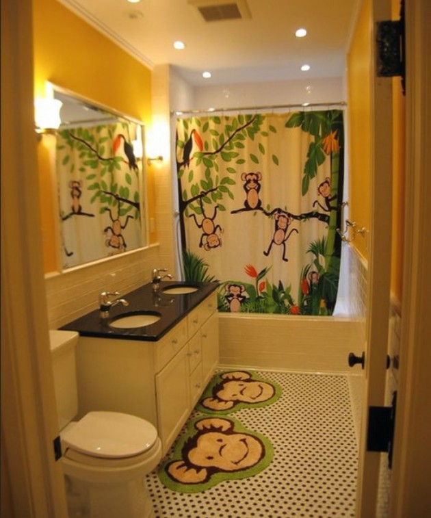 30 Colorful and Fun Kids Bathroom Ideas