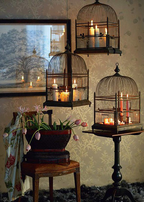 20 Lovely Repurposed Bird Cages