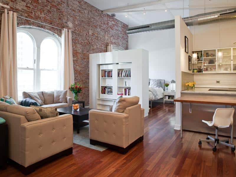 30 Amazing Apartments with Brick Walls 9