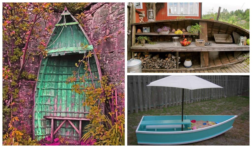 13 DIY Repurposed Boats Ideas