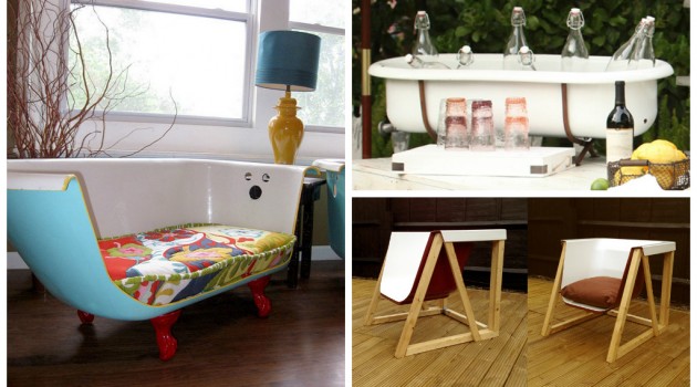 13 DIY Repurposed Bathtubs