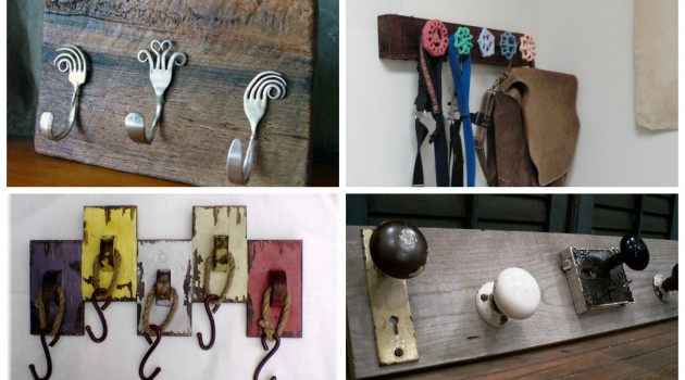 30 Vintage DIY Coat Hooks