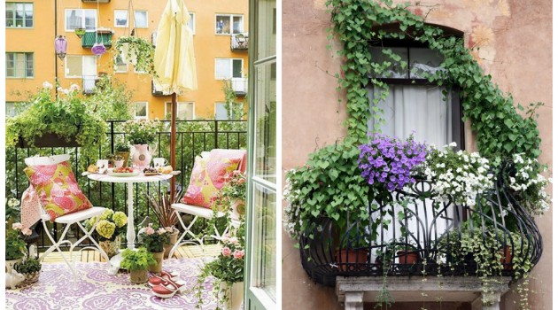 25 Charming Balcony Gardens