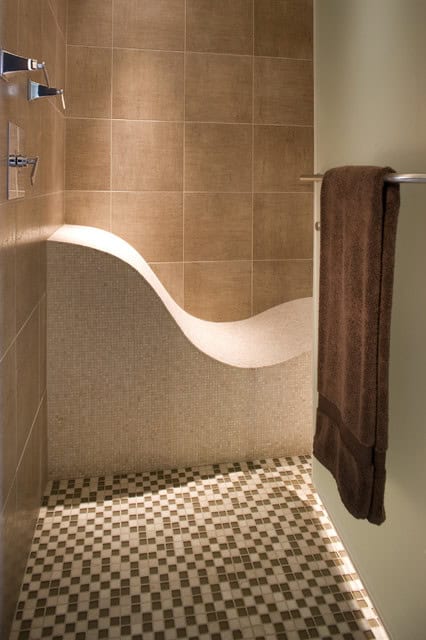 30 Irreplaceable Shower Seats Design Ideas