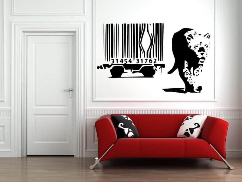 bedruum._com_leopard-print-wall-decals-new-accents-for-natural-look_leopard-print-wall-decals-with-red-sofa_