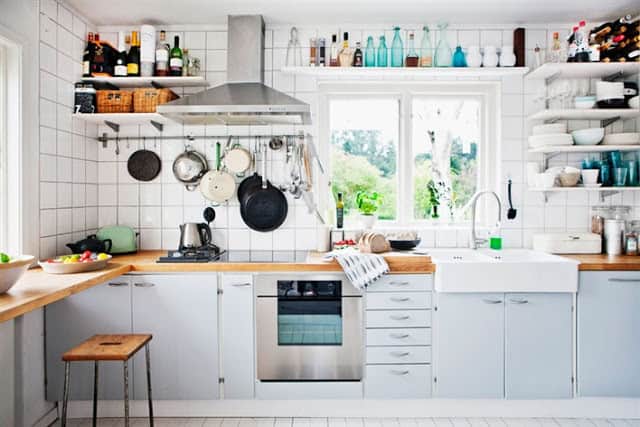 Top 22 Extraordinary Kitchens with Open Shelves freesplans.blogspot.__com__2012__11___blog-post_8649.___html