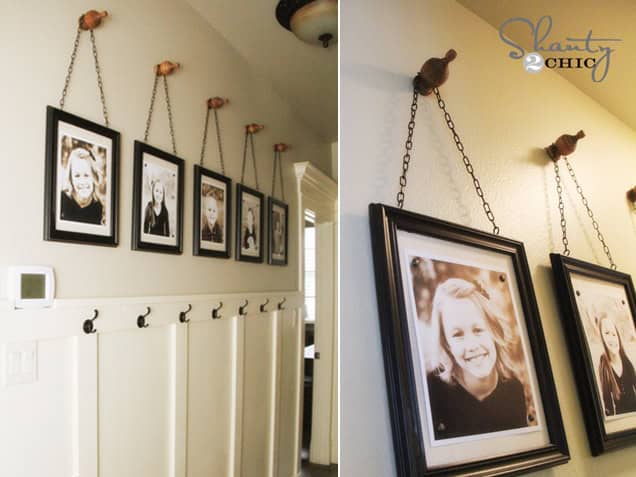 22 Lovely DIY Ways to Display Your Family Photos ivillage._com_family-photo-walls_7-a-535138