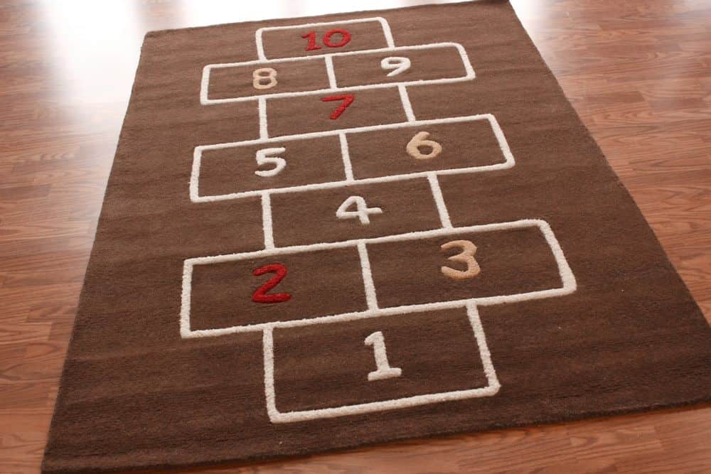 20 Unique Carpet Designs for Kids Room rugsusa._com_rugsusa_rugs_rugs-usa-hopscotch_brown_200SEKD34A-P._html