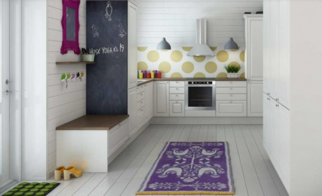 tonlok._com_fashionable-nordic-kitchen-in-floating-concept_retro-backsplash-ideas-with-round-patterns-and-purple-running-rug_