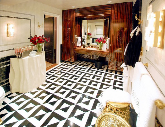 25 Classy and Elegant Black &amp; White Floors