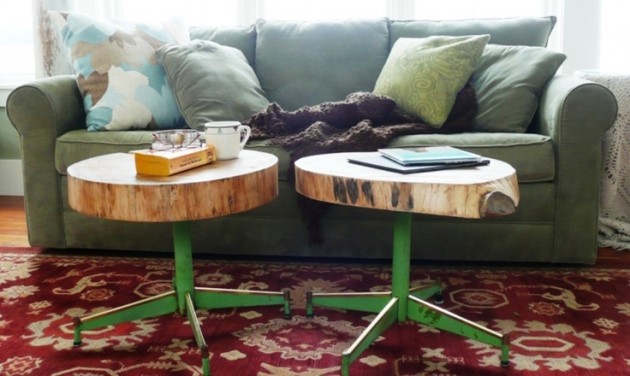 36 Amazing Diy Log Ideas, Make Log Coffee Table