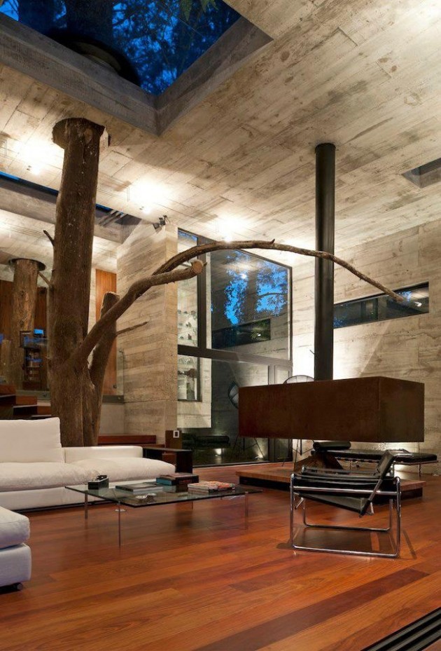 18 Incredible Houses with Trees in them