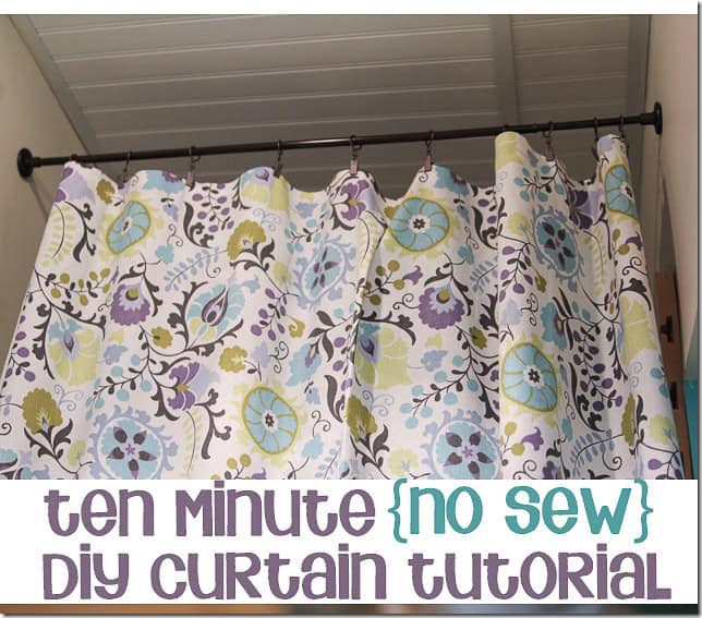20 Budget-Friendly No-Sew DIY Curtains Ideas 1