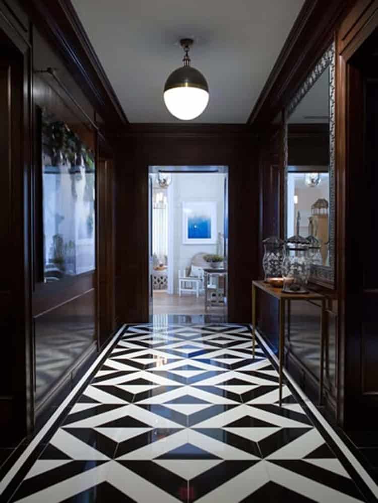 25 Classy and Elegant Black & White Floors