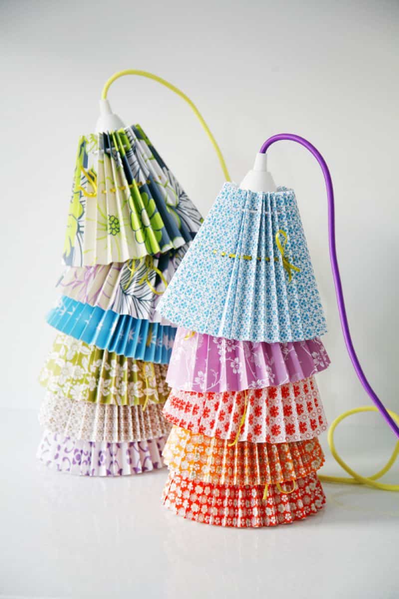 35 Lovely DIY Paper Lamps 16