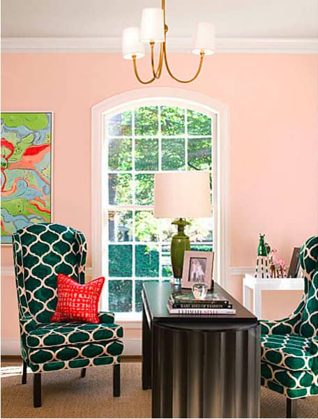 20 Lovely Peach and Mint Interior Designs 17
