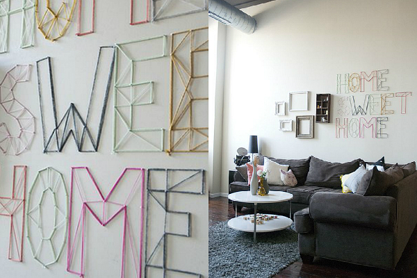34 Wonderful DIY Typographic Home Decor Ideas