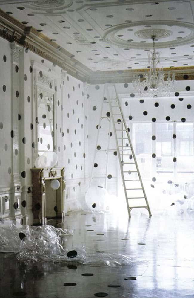25 Amazing Polka Dot Interior Walls 19
