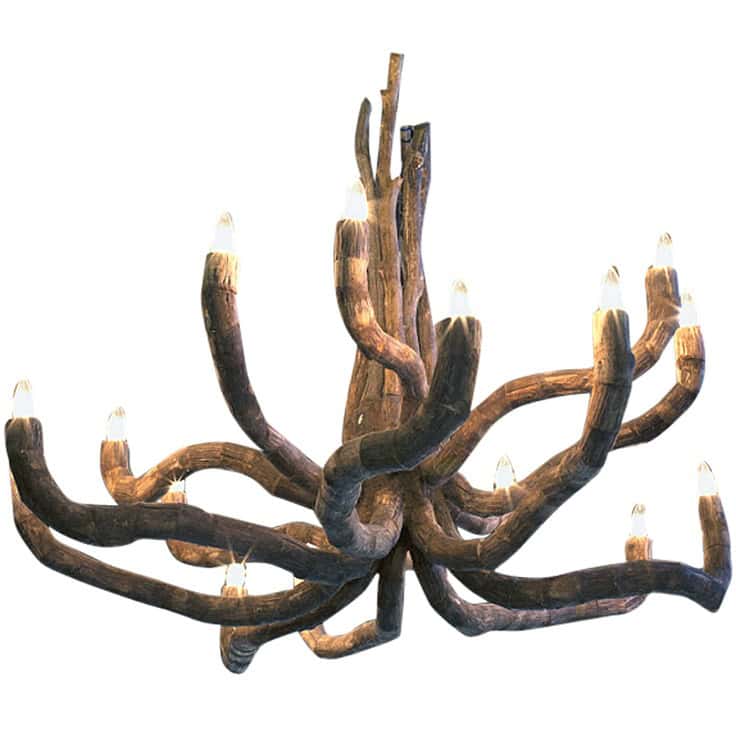 25 Amazing DIY Branches Chandeliers 20