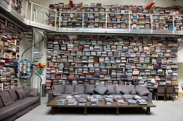 30 Marvelous Bookshelf Walls, Full Wall Library Shelves